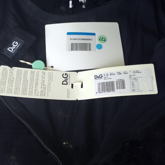 D&G Short Dress Size 8 (US) Label 44 (IT) NWT - Picture 4 of 7